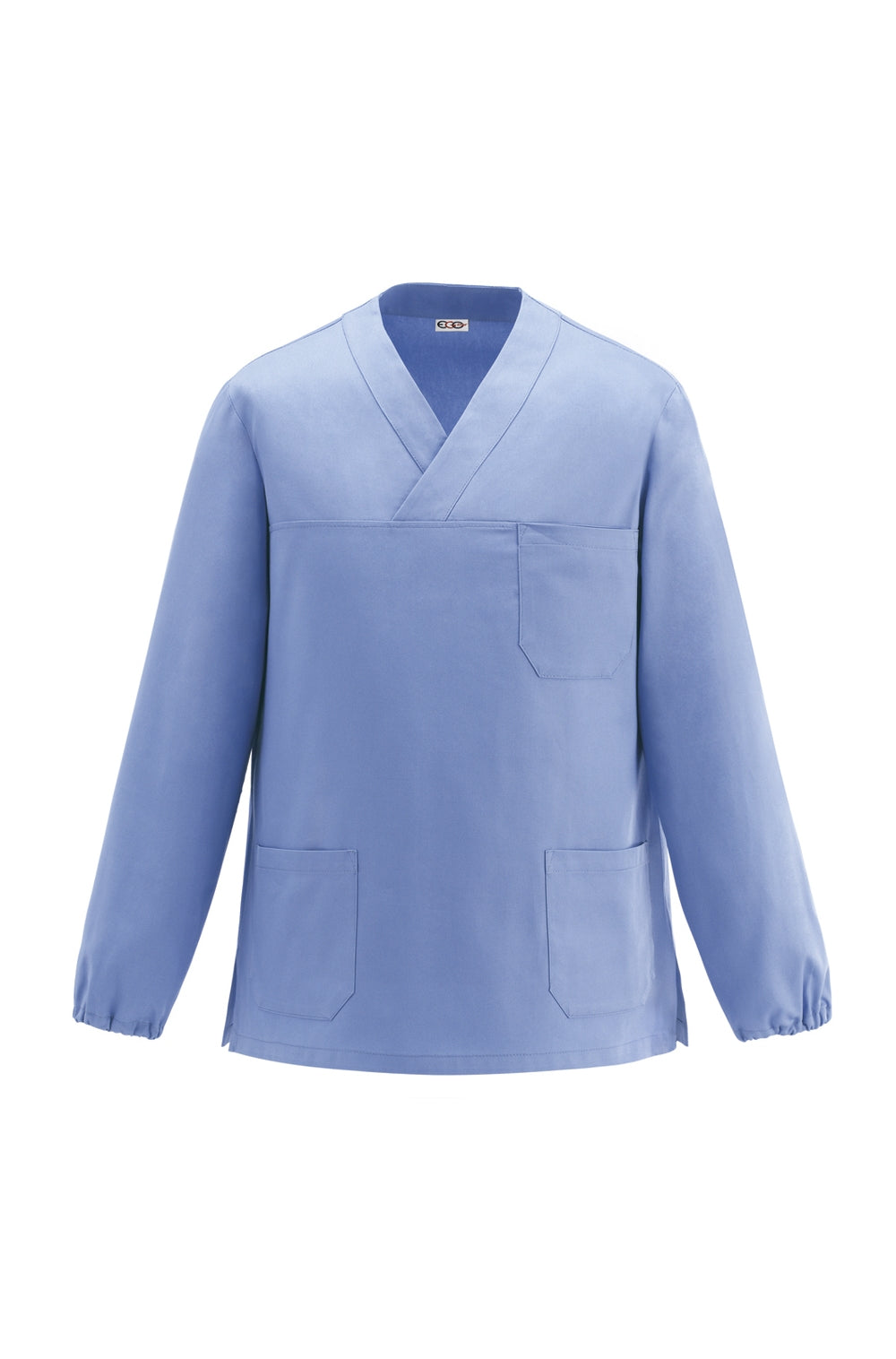 Casacca infermiere unisex cotone con scollo a V Edoardo