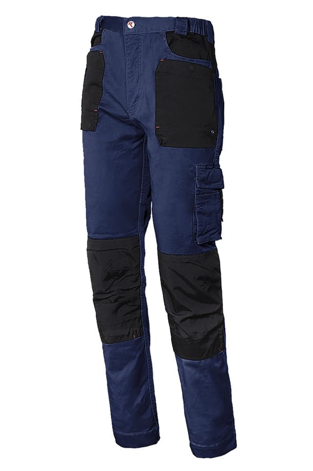 Pantaloni 4 Stagioni elasticizzati Issa Line Bicolor