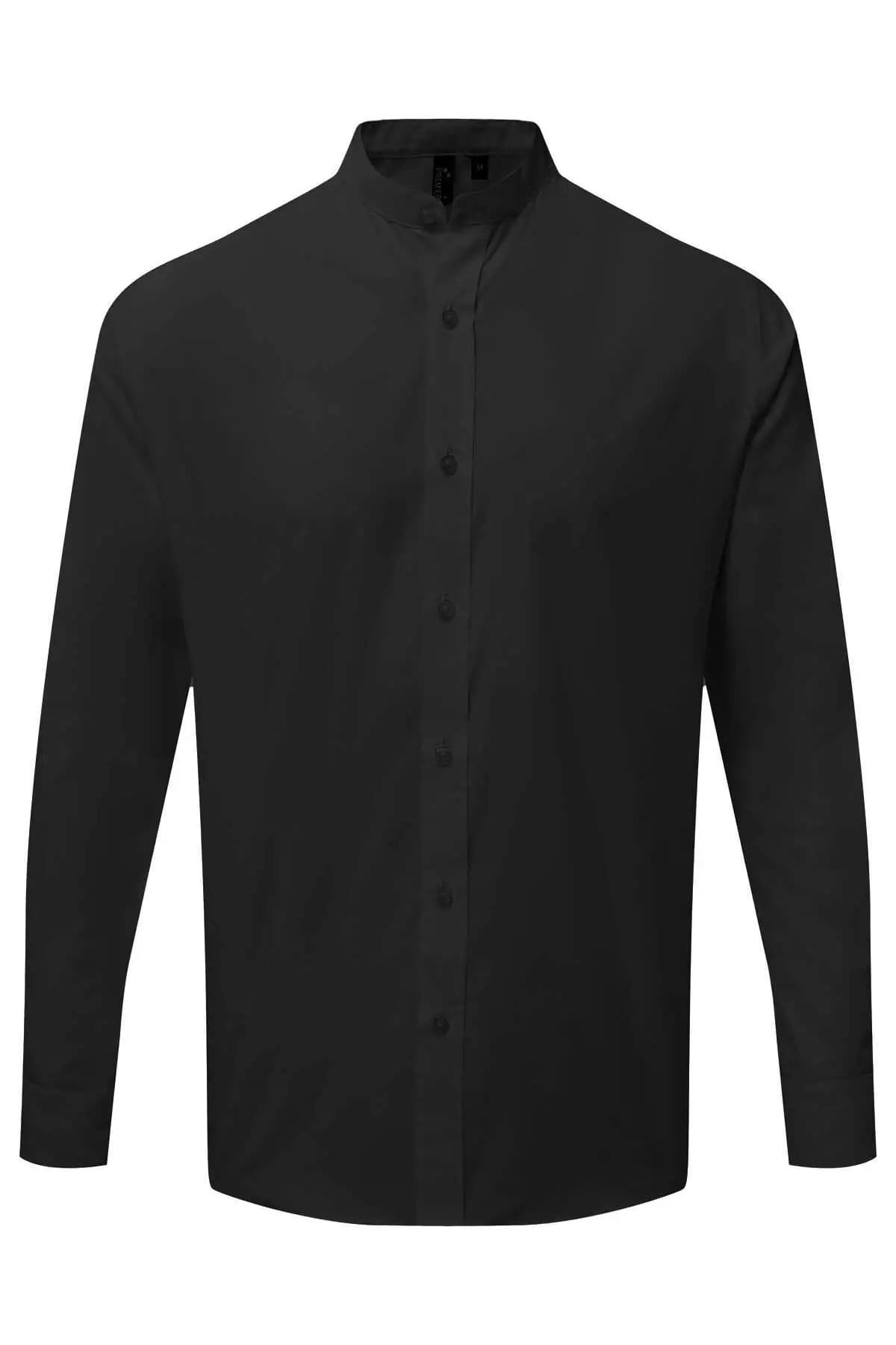 camicia-cameriere-coreana-nera-premier-pr258