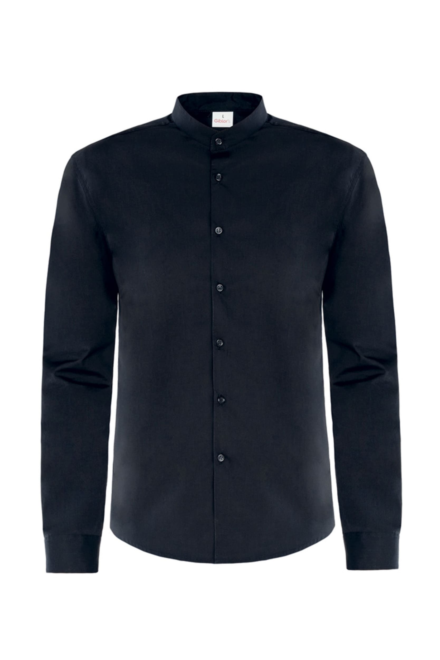 camicia-uomo-cameriere-coreana-giblor-novak-nero-19P01N085