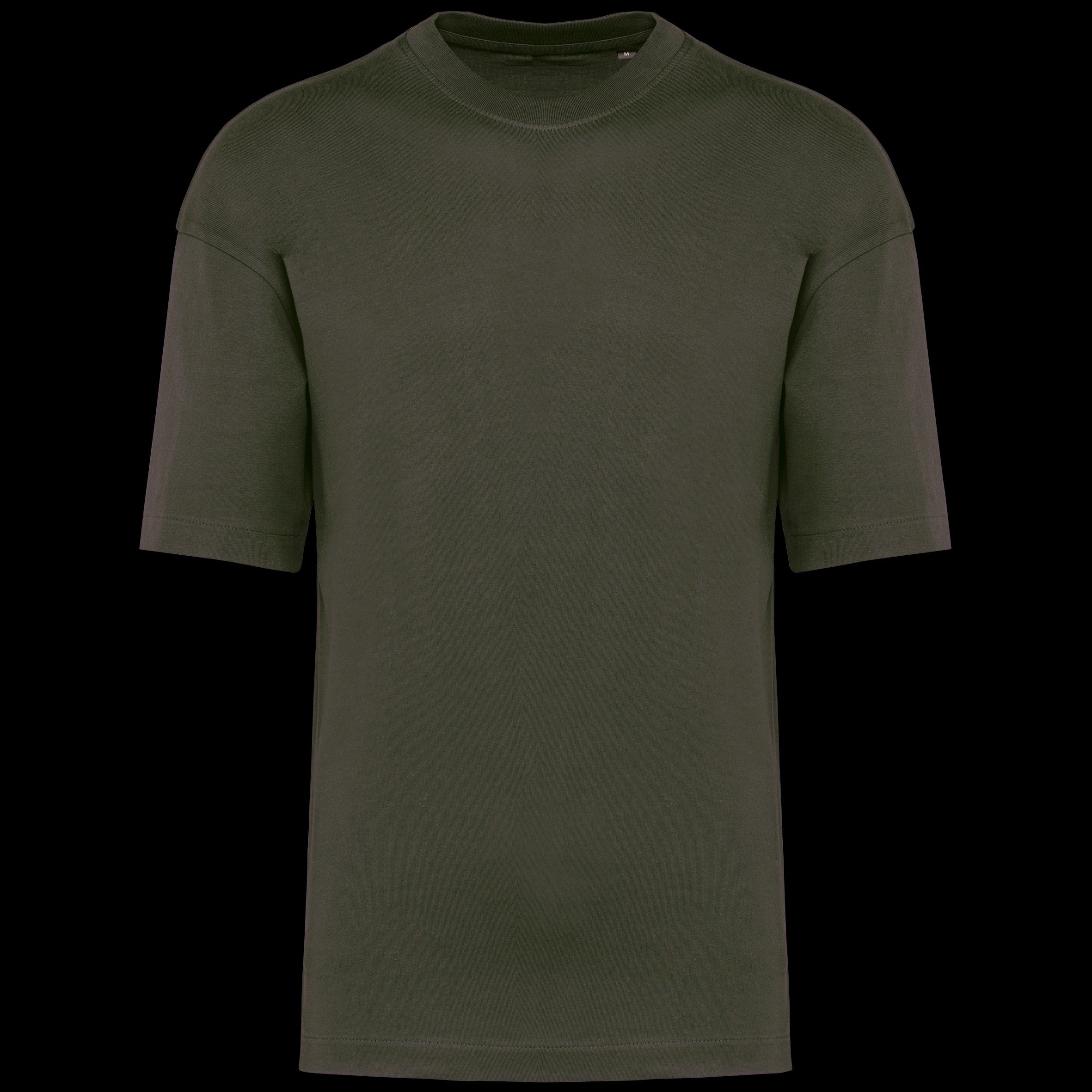 kariban-t-shirt-oversize-cotone-khaki-k3008