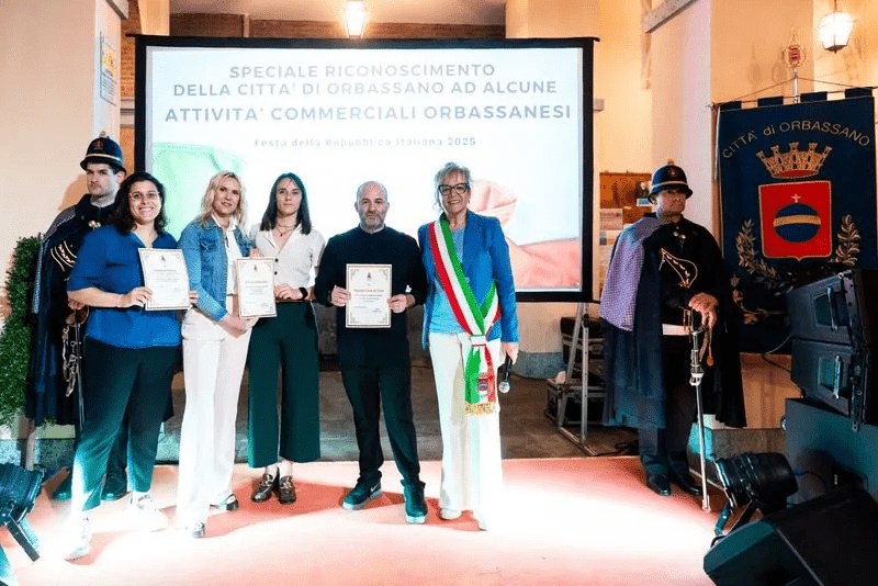 ORBASSANO - Eccellenza dell'imprenditoria al femminile: West Rose premiata dalla sindaca Bosso - FOTO - Westrose SRL - Abbigliamento da Lavoro Personalizzato