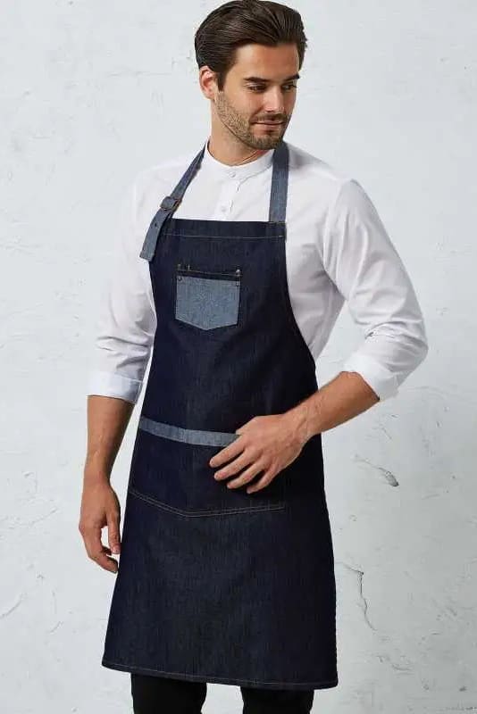 Grembiuli con pettorina ristorazione