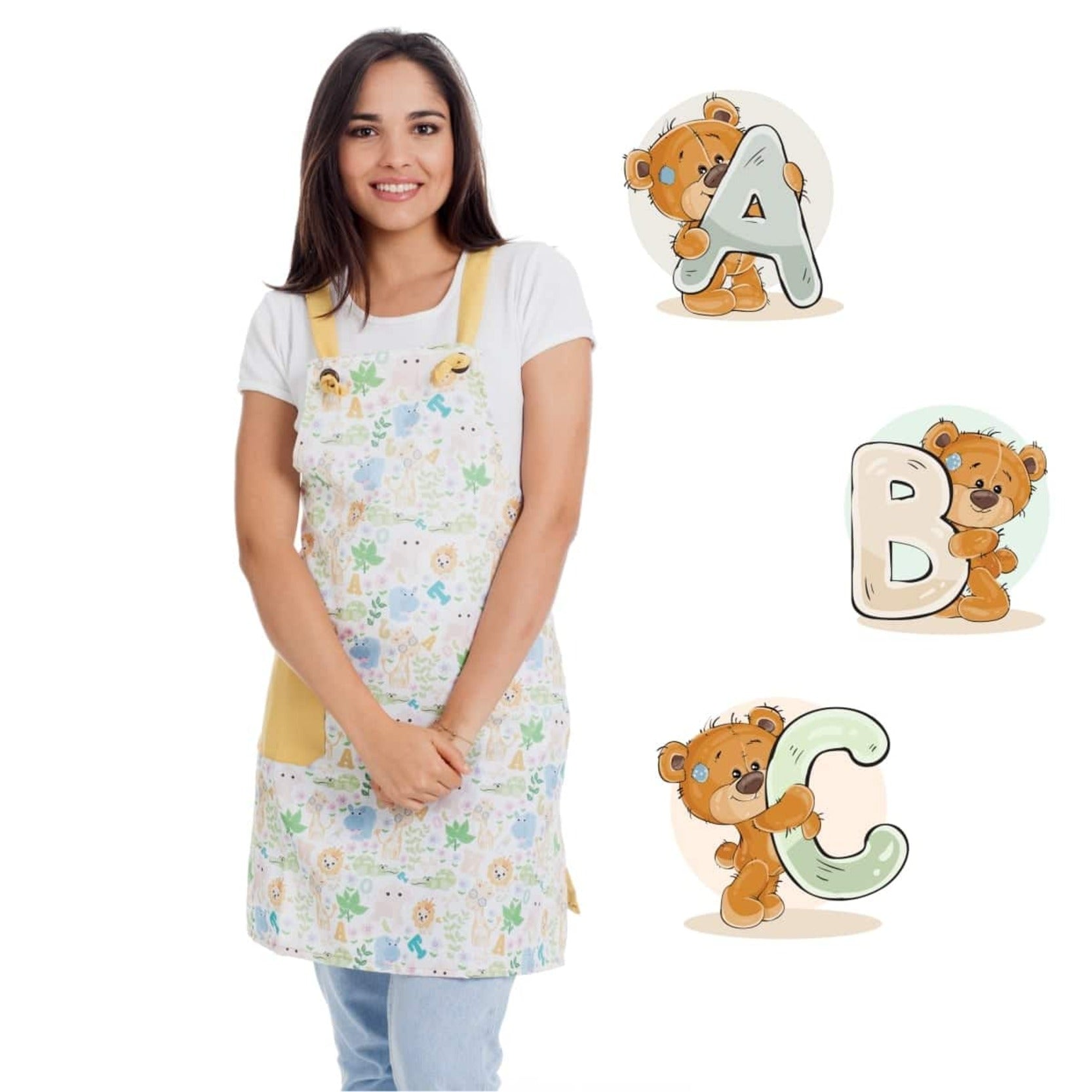 Grembiule scuola Olly miele West Rose - Westrose SRL - Abbigliamento da Lavoro Personalizzato