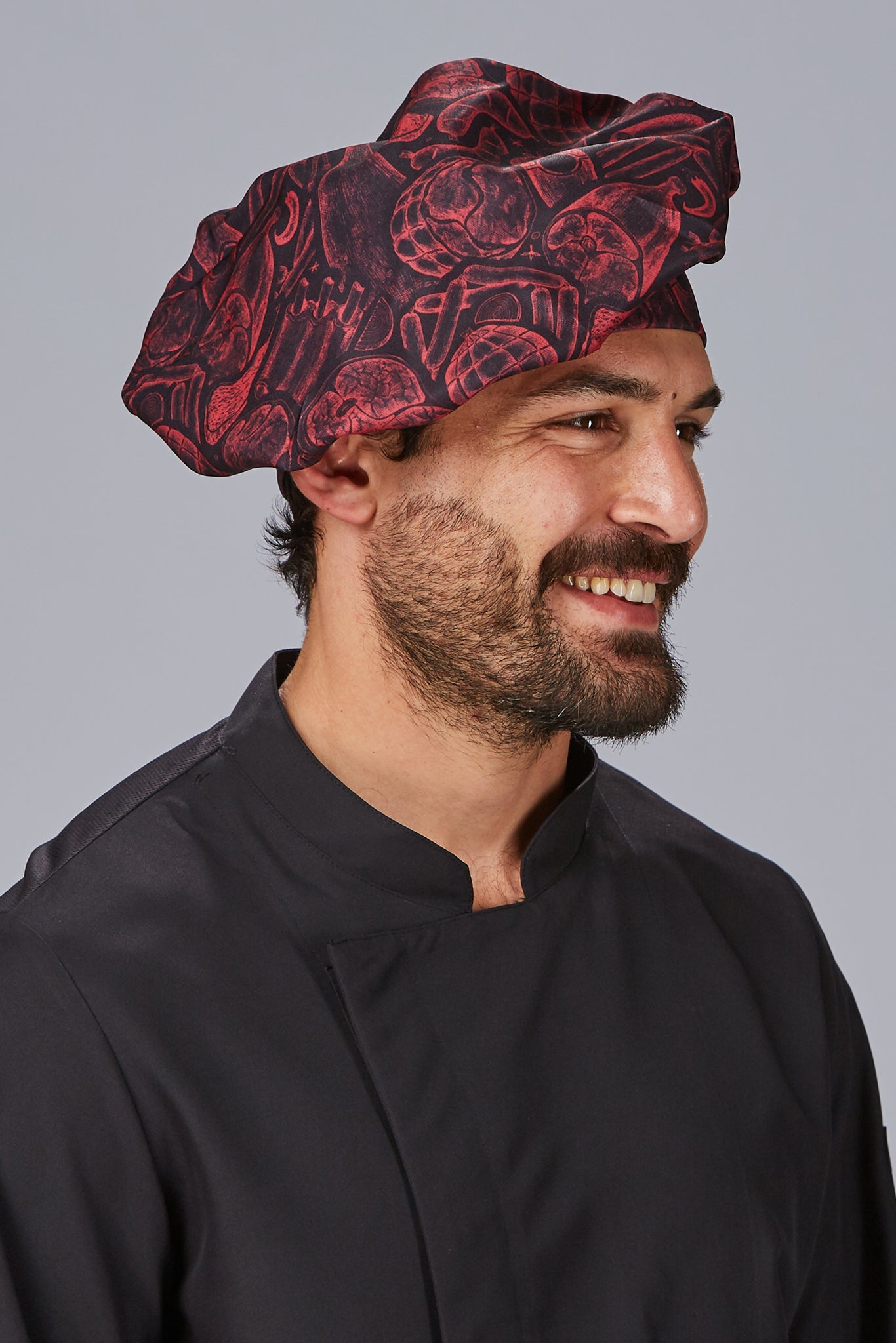 Cappello Gran Chef con velcro stampato 400016