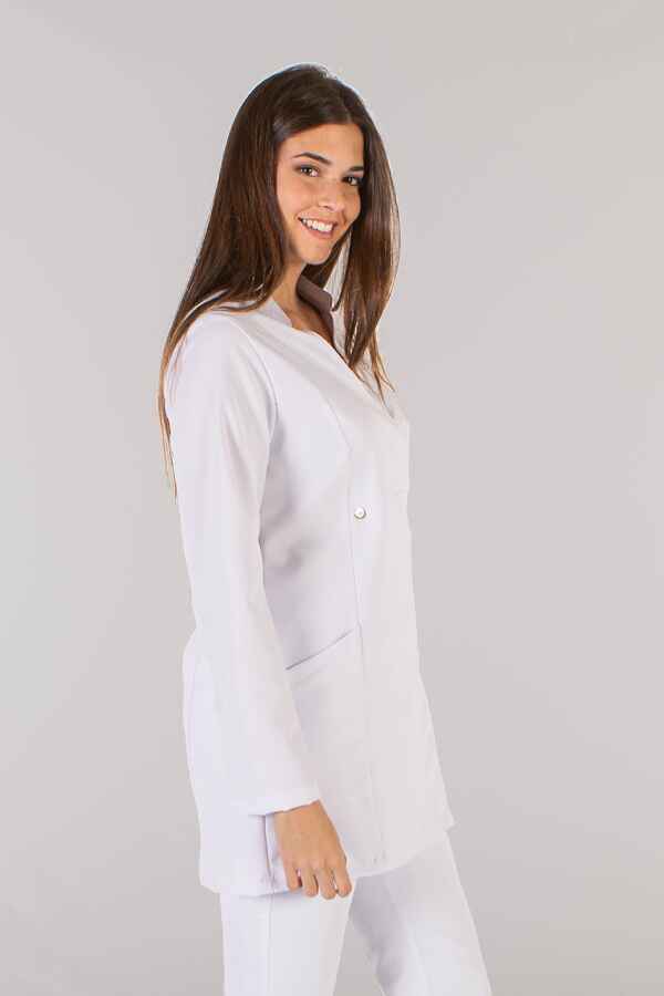 Camice donna doppiopetto microfibra 2-Pockets Tania