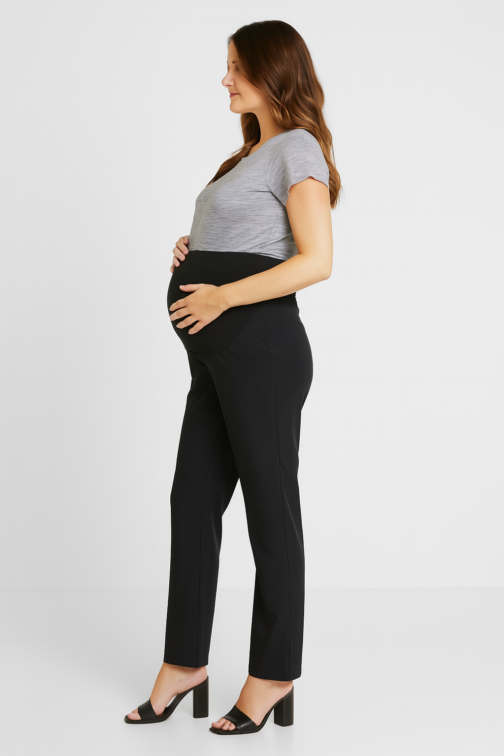 Pantalone Maternity microfibra 700058
