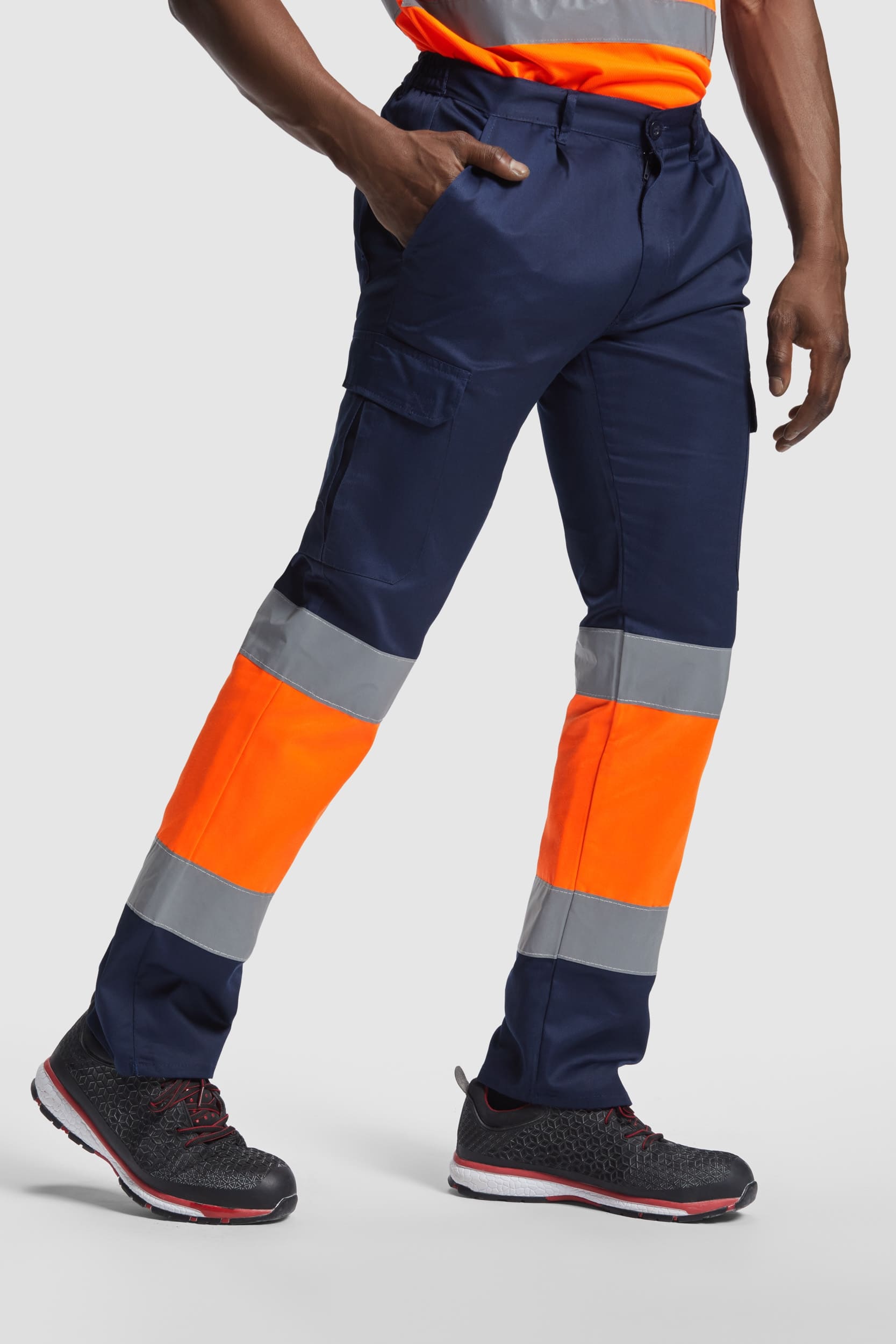 Pantalone leggero alta visibilità Roly Naos 200 gr