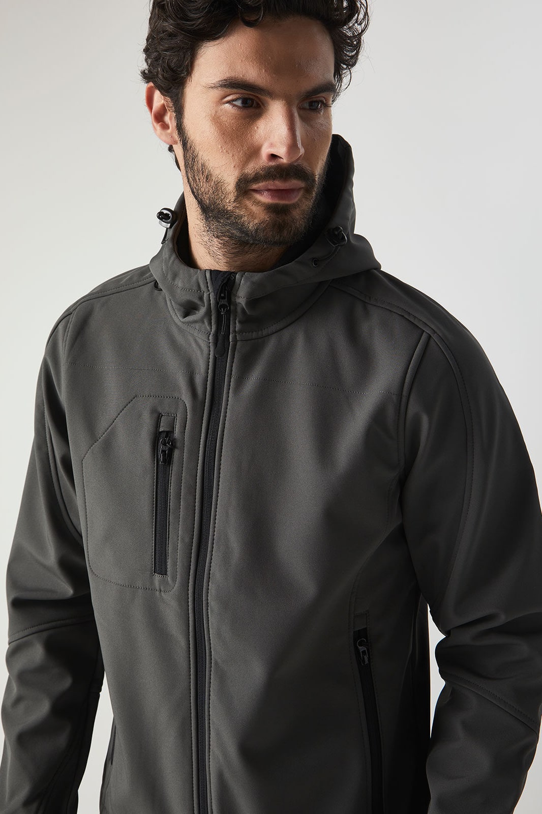 Giacca in softshell Black Spider Storm 340 gr