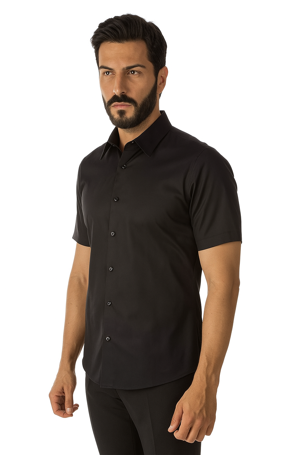 Camicia uomo in cotone slim fit Pellegrini Edward