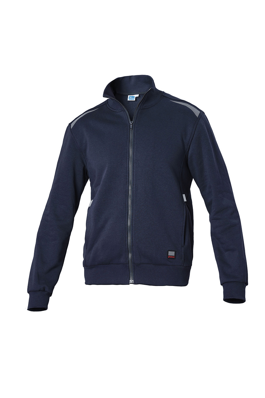 Felpa da lavoro Siggi Task II blu 23MG0768 full zip 300 g