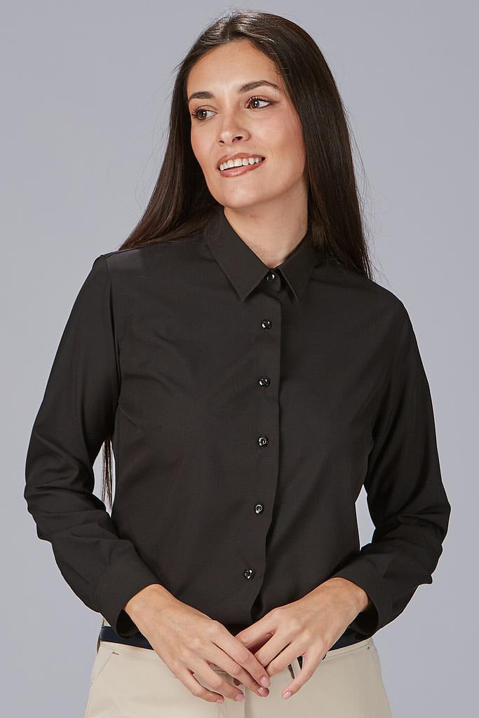Camicia donna in microfibra no stiro slim fit Aurora 240032