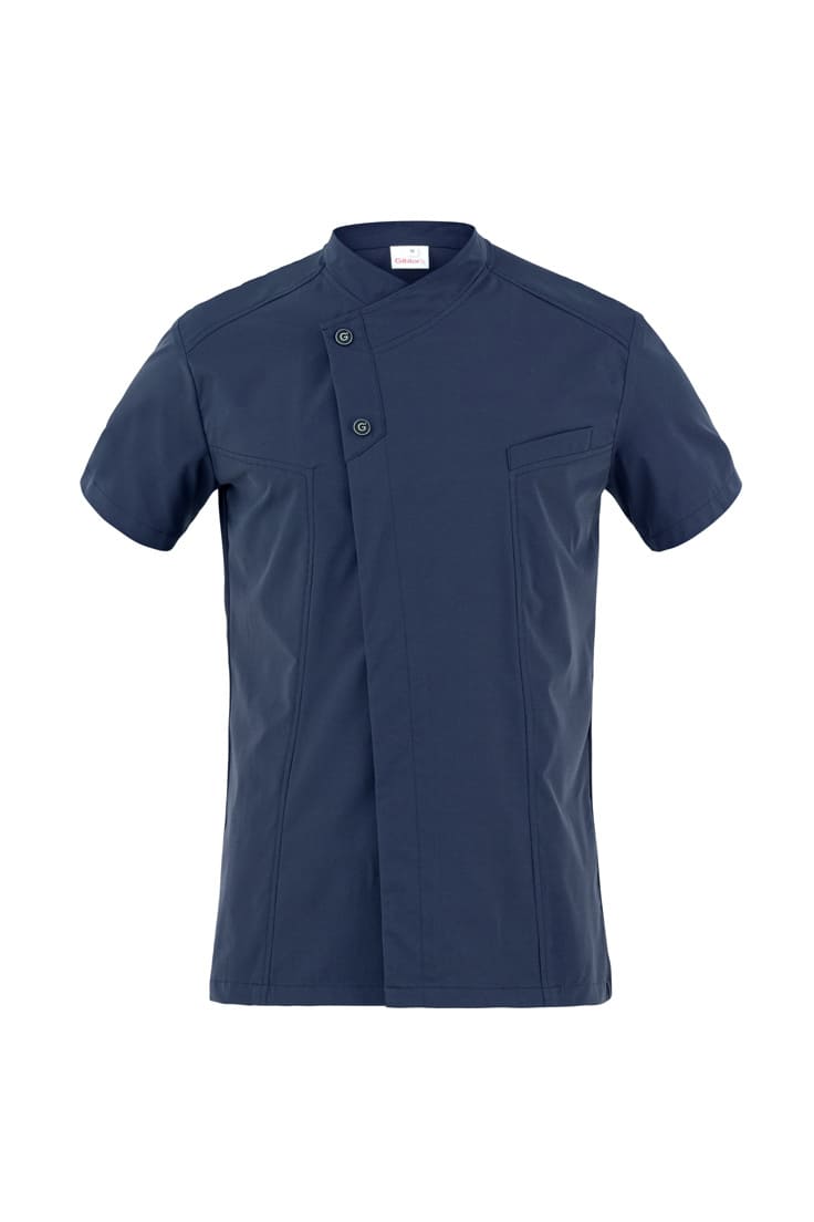 Giacca cuoco uomo Giblor's Harry blu 23P08G217 G-TECH PRO ultraleggera