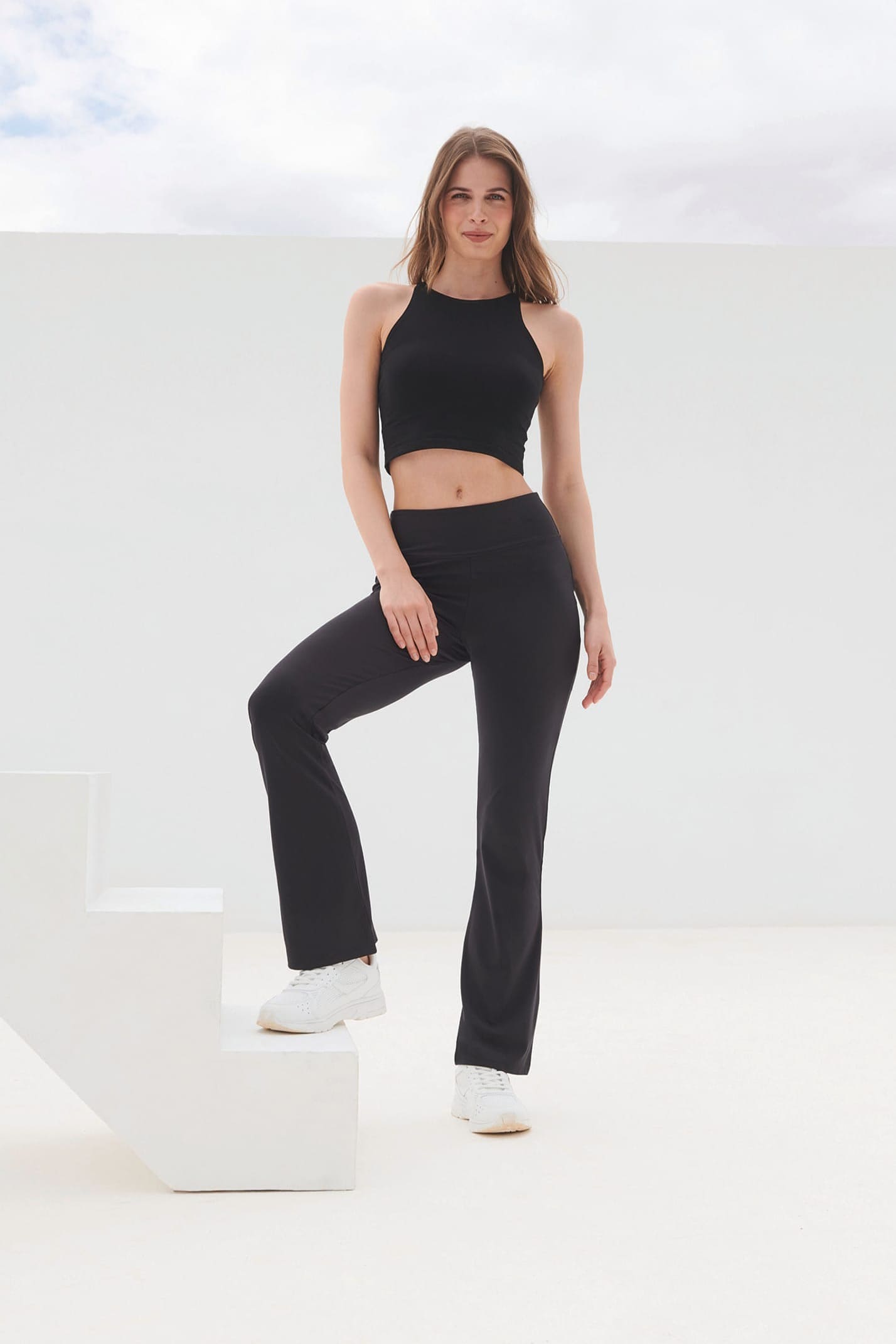 Pantaloni antimacchia a zampa SK428