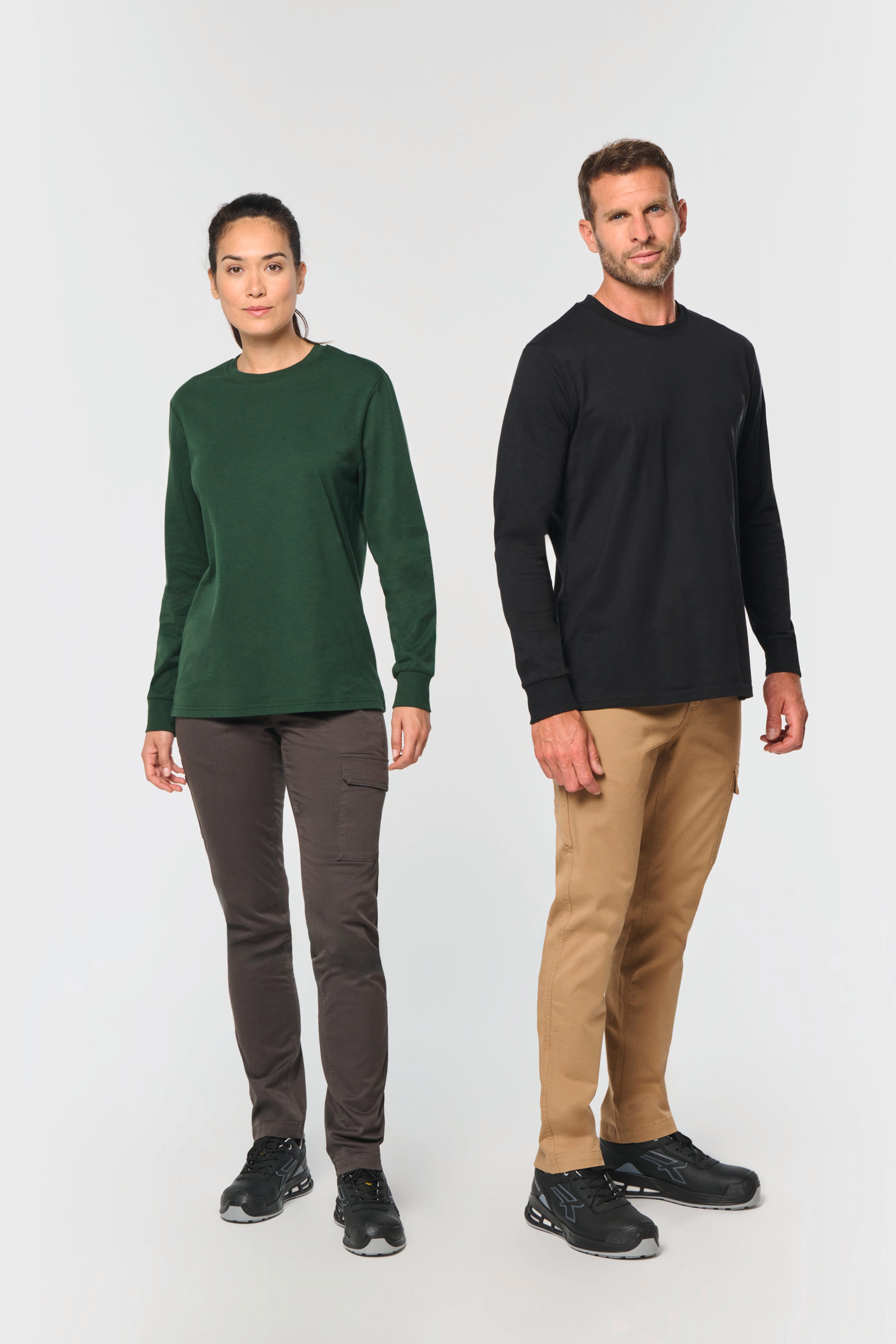 Pantaloni cotone stretch con tascone 250 gr WK709