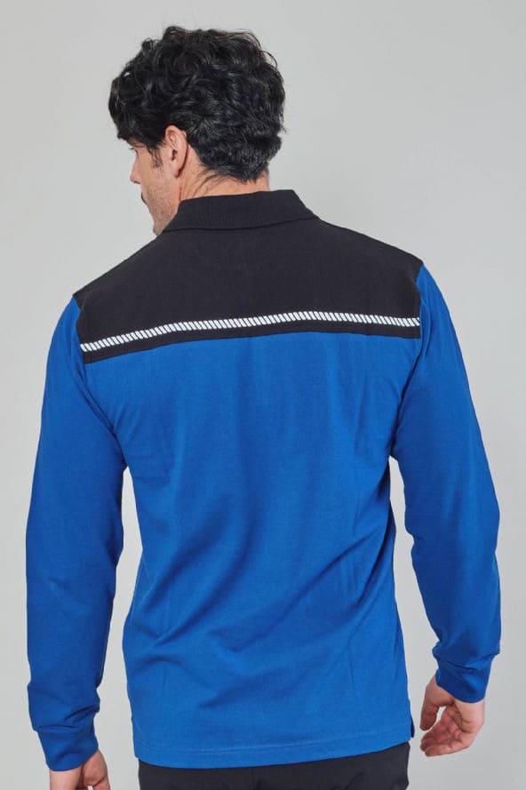 Polo in cotone maniche lunghe JRC Lubiana 200 gr