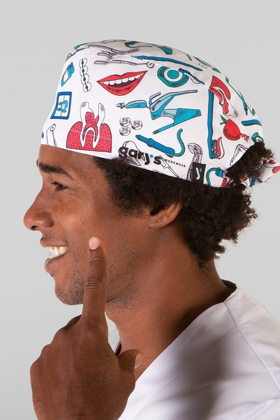 Bandana unisex con lacci microfibra fantasia Gary's 447300 - Westrose SRL - Abbigliamento da Lavoro Personalizzato