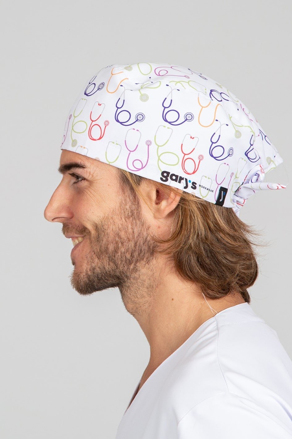 Bandana unisex con lacci microfibra fantasia Gary's 447300 - Westrose SRL - Abbigliamento da Lavoro Personalizzato