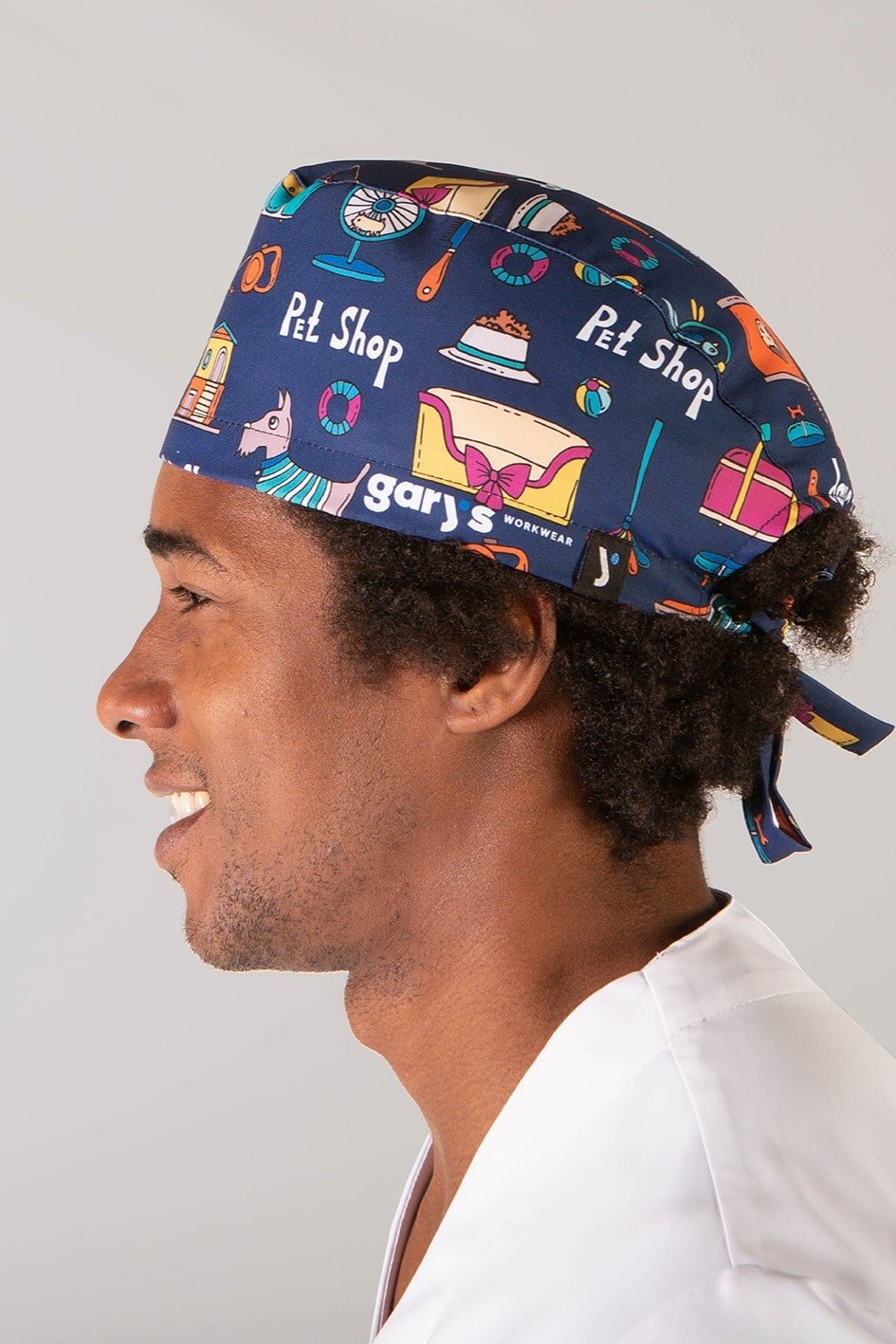 Bandana unisex con lacci microfibra fantasia Gary's 447300 - Westrose SRL - Abbigliamento da Lavoro Personalizzato