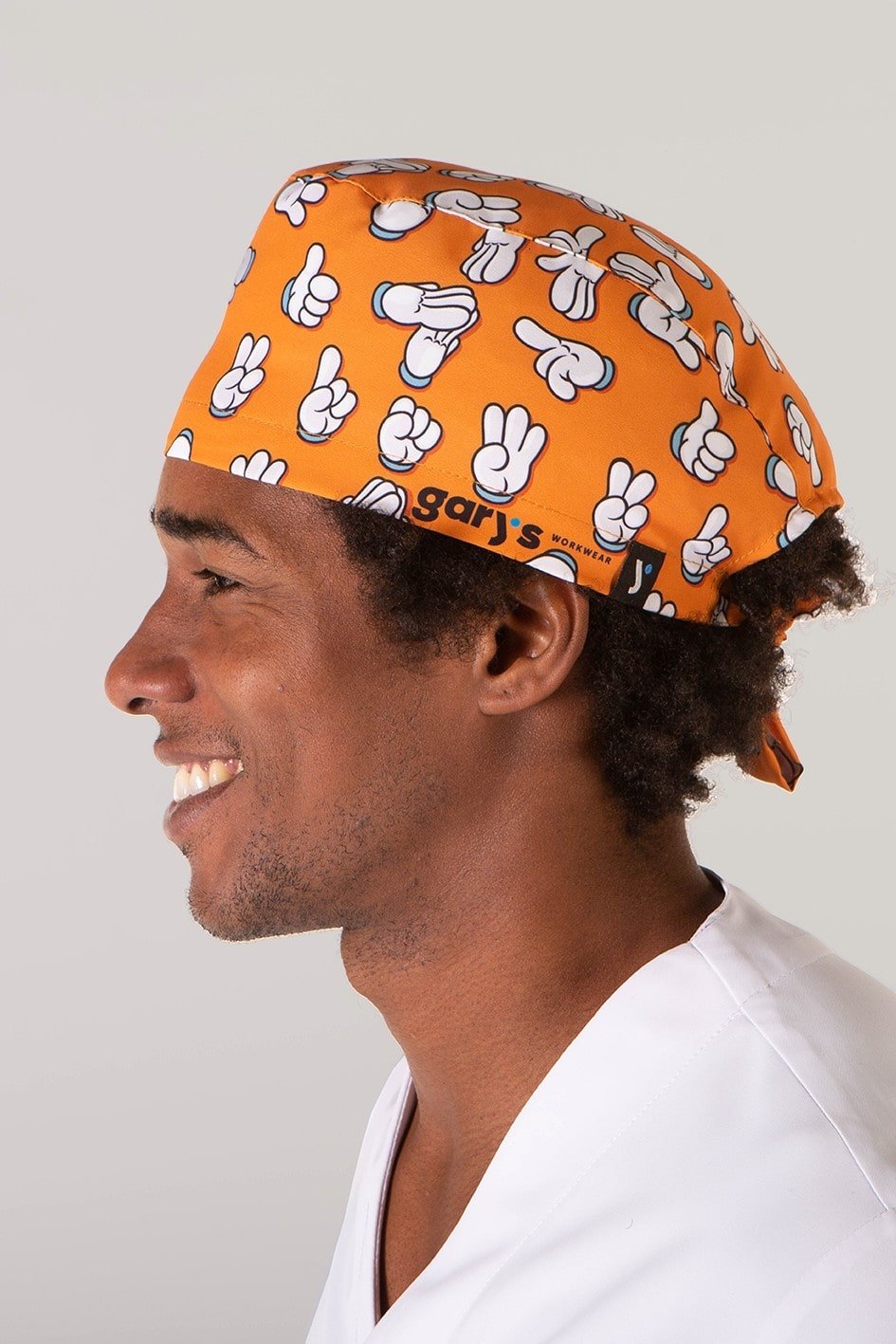 Bandana unisex con lacci microfibra fantasia Gary's 447300 - Westrose SRL - Abbigliamento da Lavoro Personalizzato