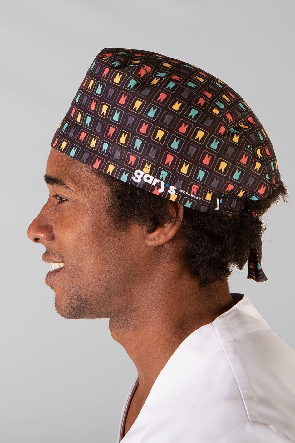 Bandana unisex con lacci microfibra fantasia Gary's 447300 - Westrose SRL - Abbigliamento da Lavoro Personalizzato