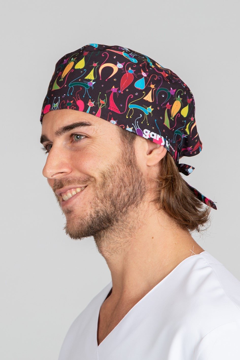 Bandana unisex con lacci microfibra fantasia Gary's 447300 - Westrose SRL - Abbigliamento da Lavoro Personalizzato