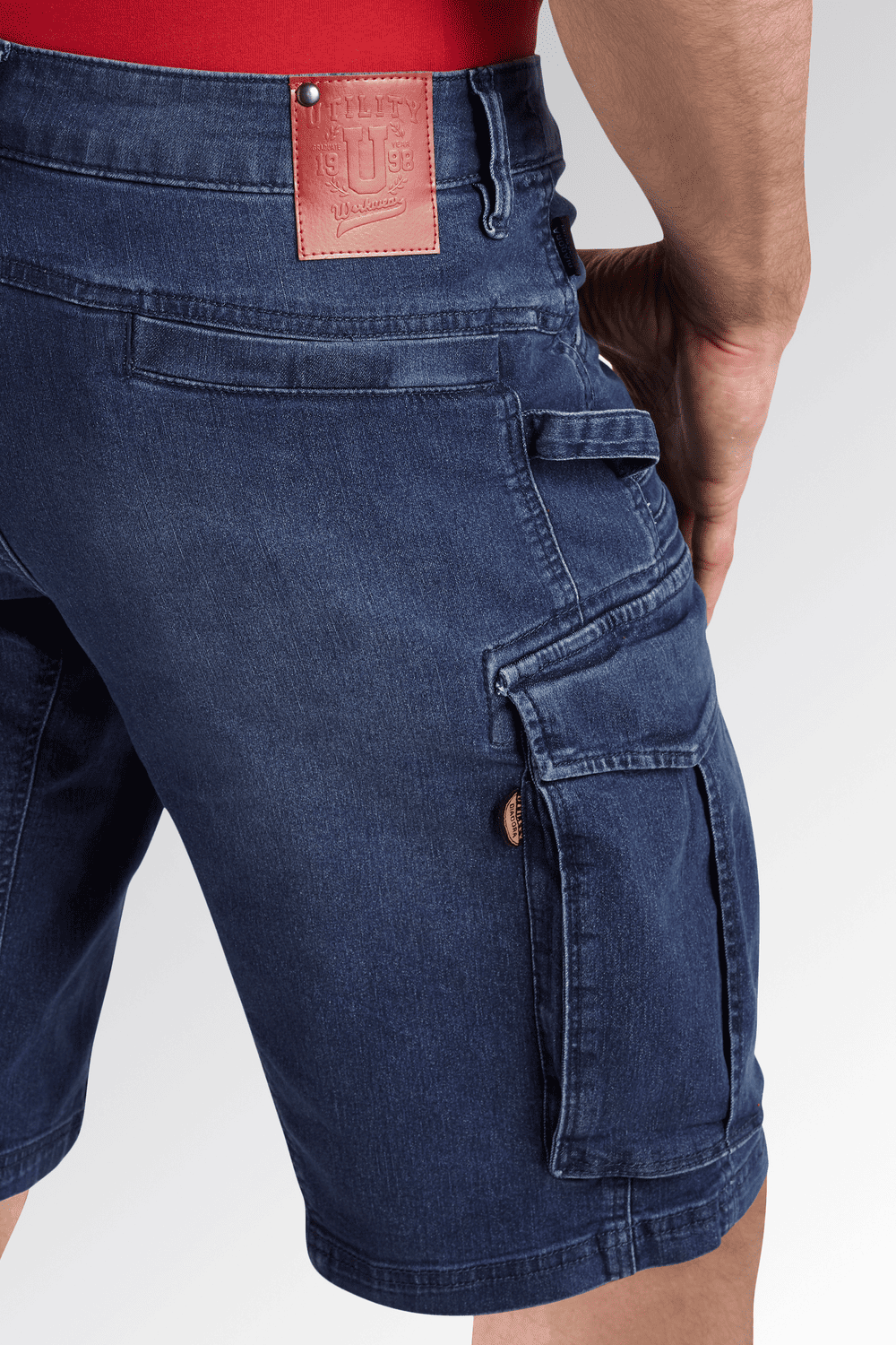 Bermuda in Jeans Diadora Stone Cargo Light - Westrose SRL - Abbigliamento da Lavoro Personalizzato