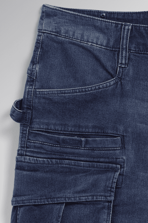 Bermuda in Jeans Diadora Stone Cargo Light - Westrose SRL - Abbigliamento da Lavoro Personalizzato