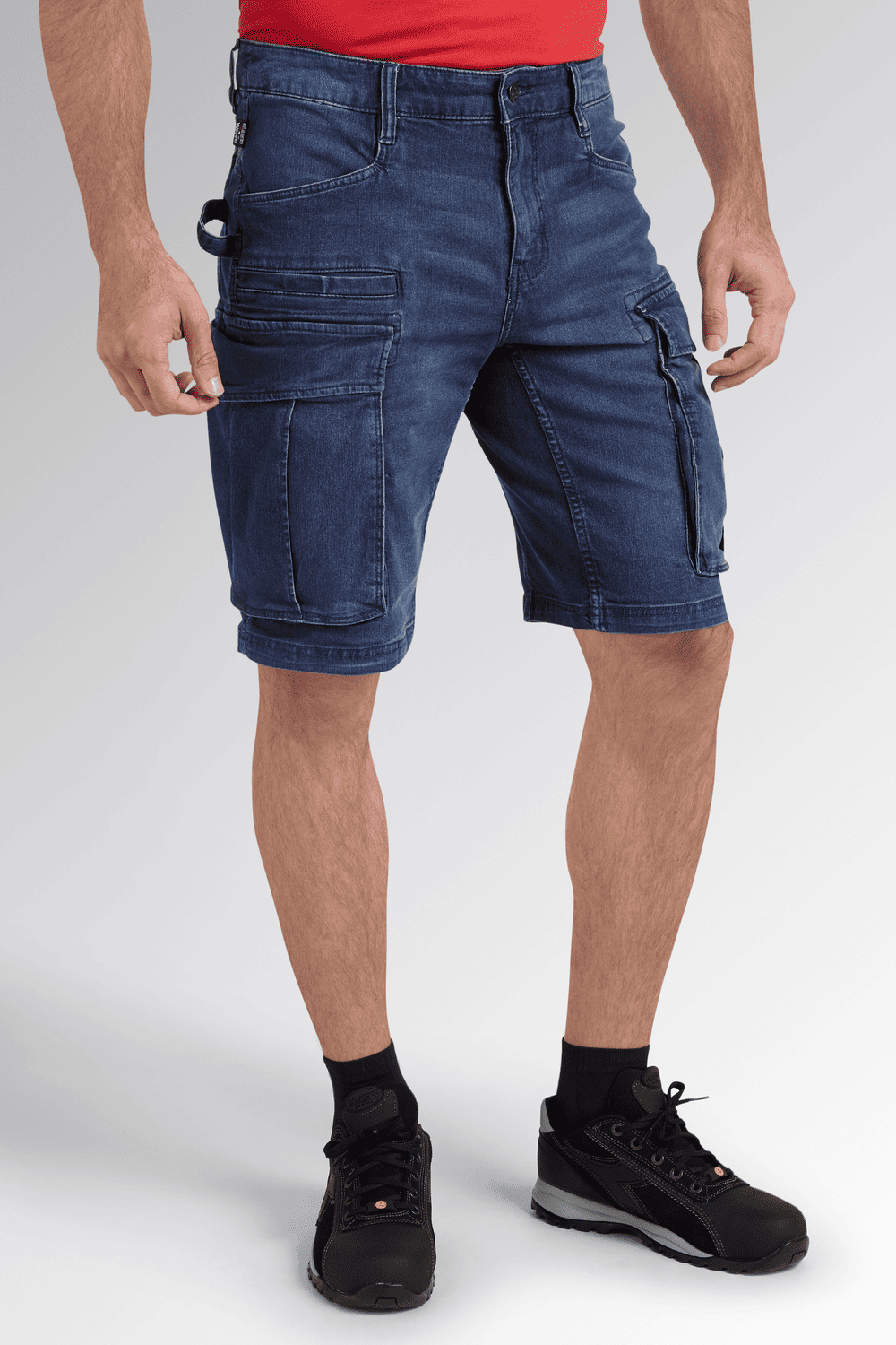 Bermuda in Jeans Diadora Stone Cargo Light - Westrose SRL - Abbigliamento da Lavoro Personalizzato