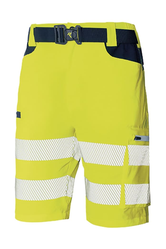 Bermuda softshell leggero alta visibilità Issa Line HI - VI - Westrose SRL - Abbigliamento da Lavoro Personalizzato