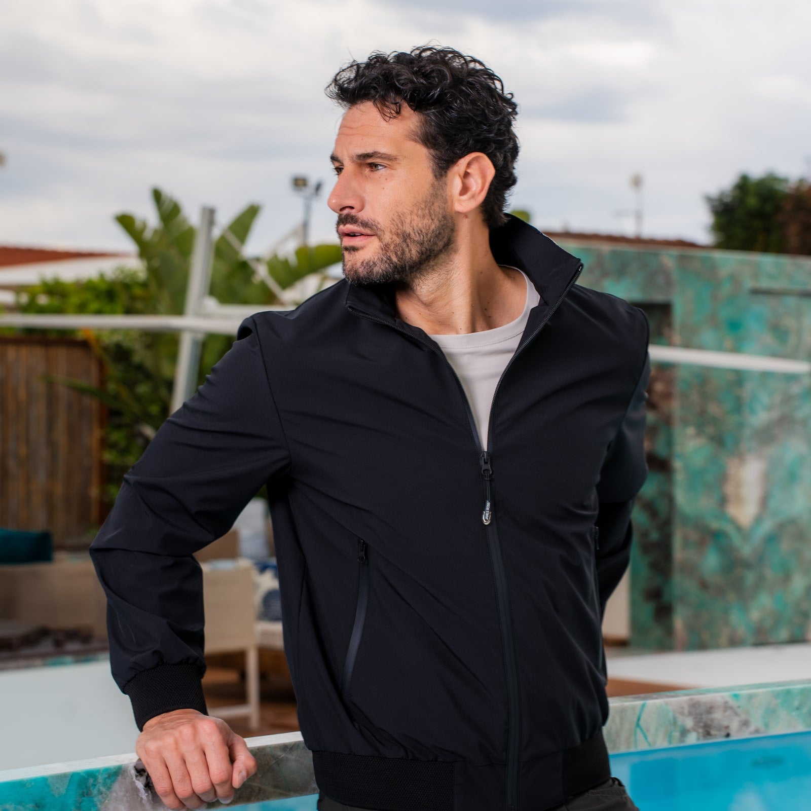 Giubbino idrorepellente elasticizzato JRC Viareggio