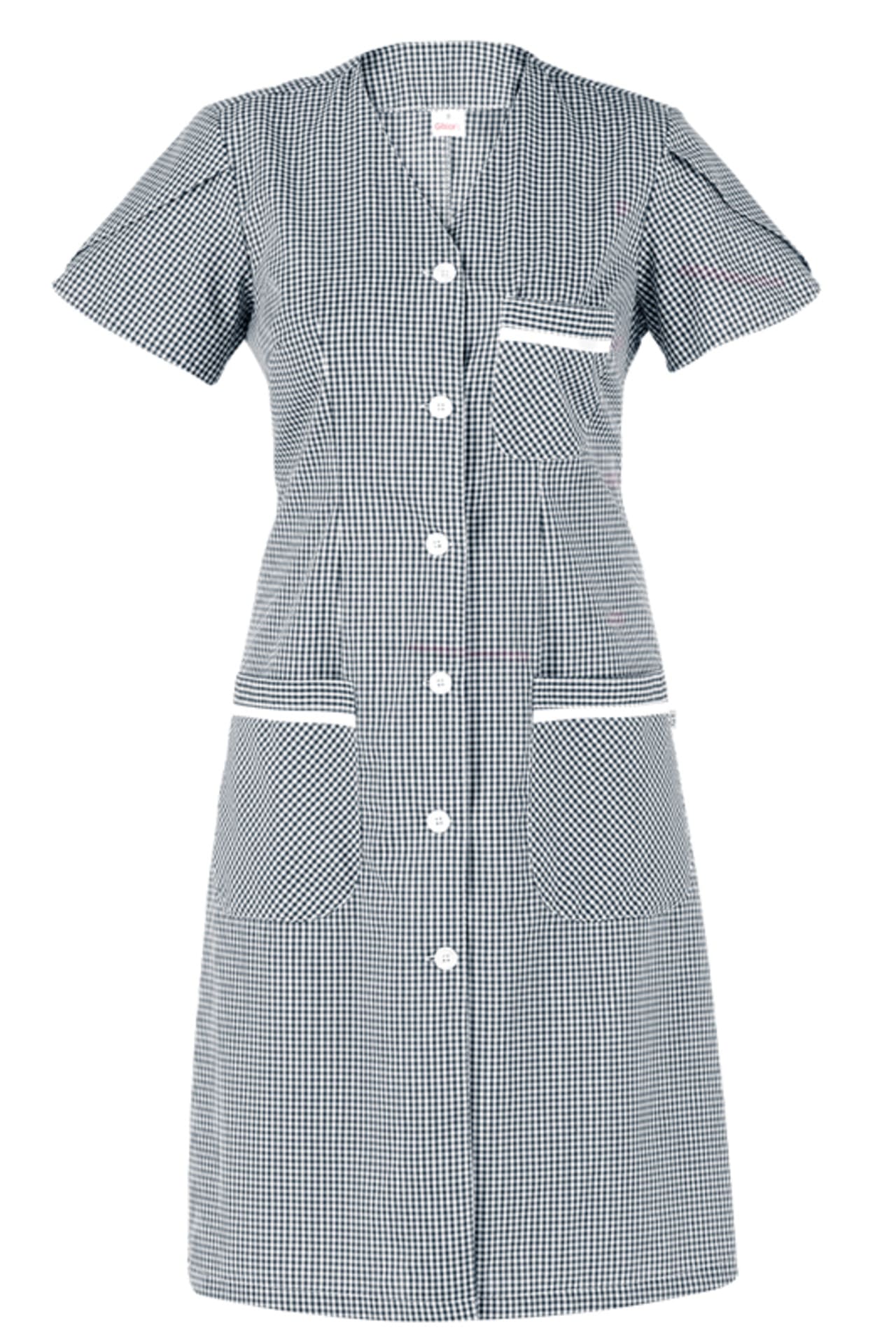 Camice servizio a quadretti Giblor's Viola - Westrose SRL - Abbigliamento da Lavoro Personalizzato