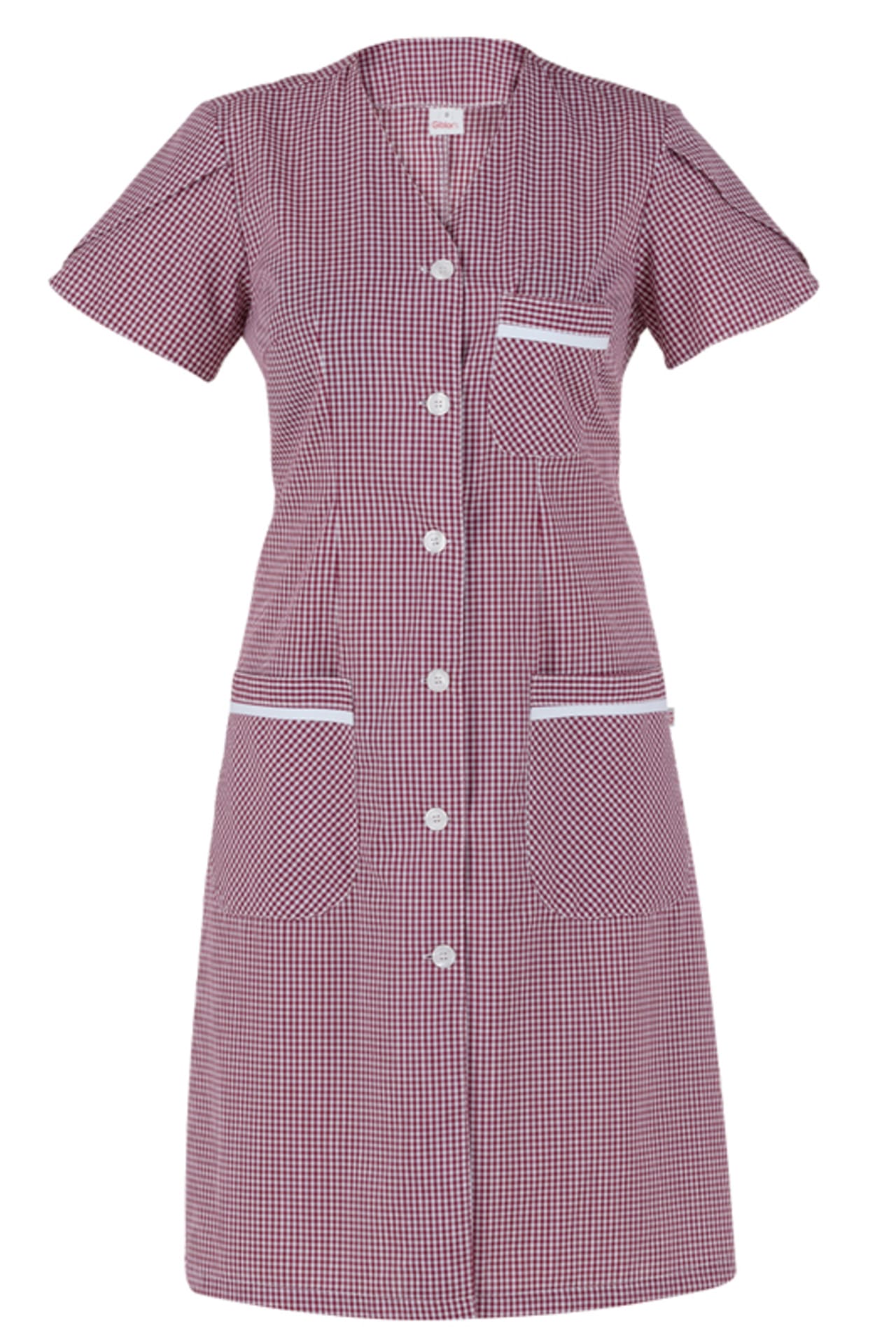 Camice servizio a quadretti Giblor's Viola - Westrose SRL - Abbigliamento da Lavoro Personalizzato