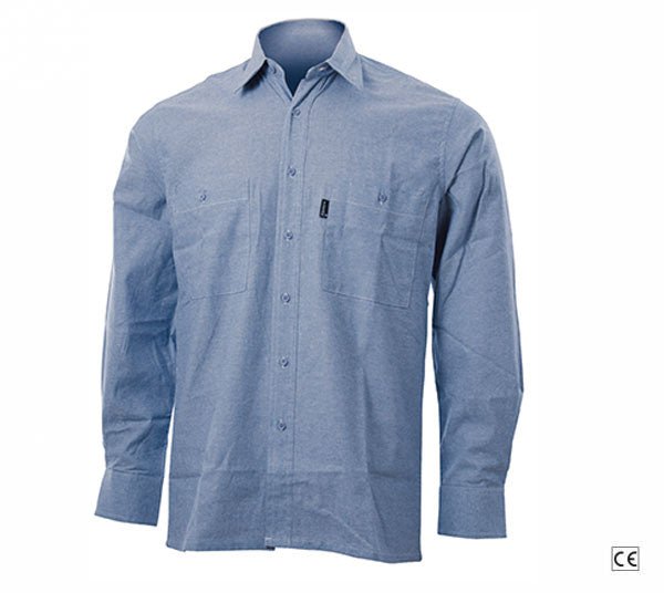 Camicia Blue Tech Oxford ART500 - Westrose SRL - Abbigliamento da Lavoro Personalizzato