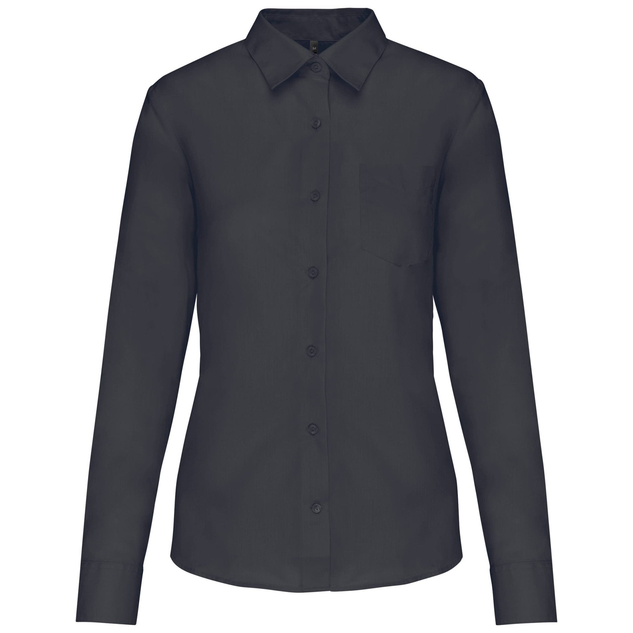 Camicia basic in cotone tinta unita Main&Land Camicia basic in cotone tinta unita Main&Land
