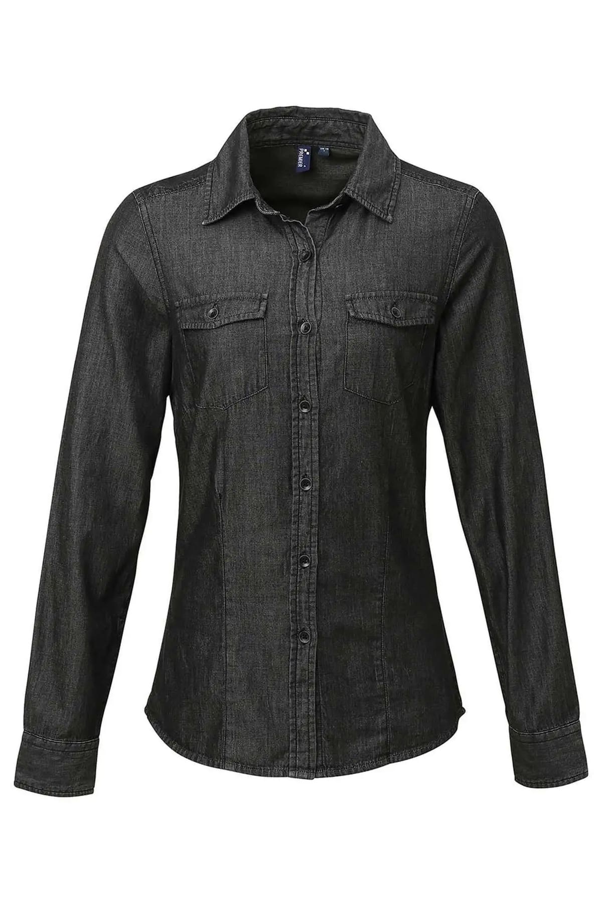 Camicia donna in jeans Premier Denim PR322 - Westrose SRL - Abbigliamento da Lavoro Personalizzato