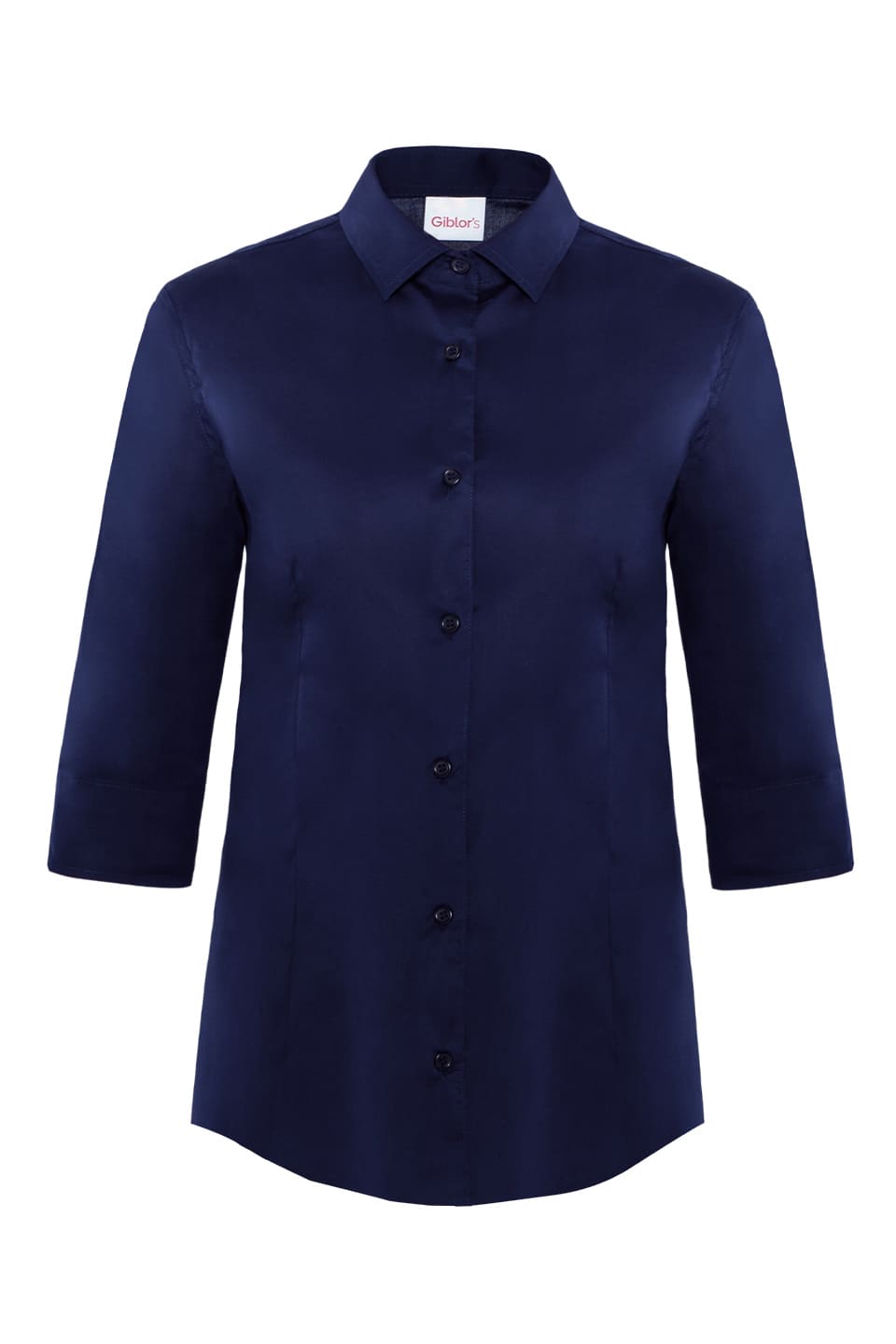 Camicia donna manica 3 - 4 in cotone Giblor's Flavia - Westrose SRL - Abbigliamento da Lavoro Personalizzato