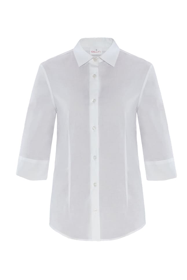 Camicia donna manica 3 - 4 in cotone Giblor's Flavia - Westrose SRL - Abbigliamento da Lavoro Personalizzato