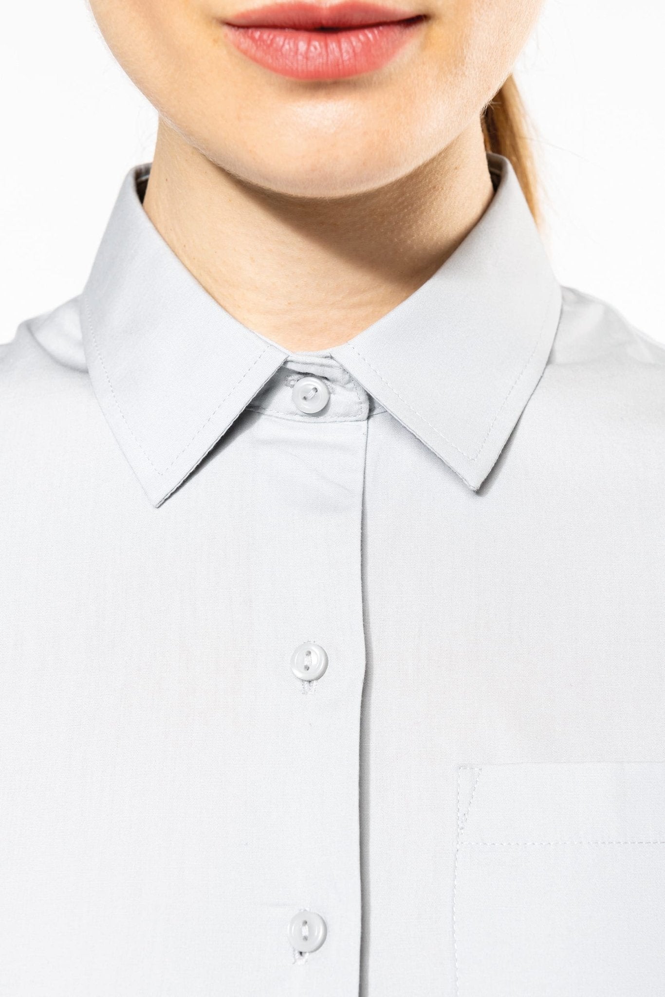 Camicia donna popeline 100% cotone K542 - Westrose SRL - Abbigliamento da Lavoro Personalizzato
