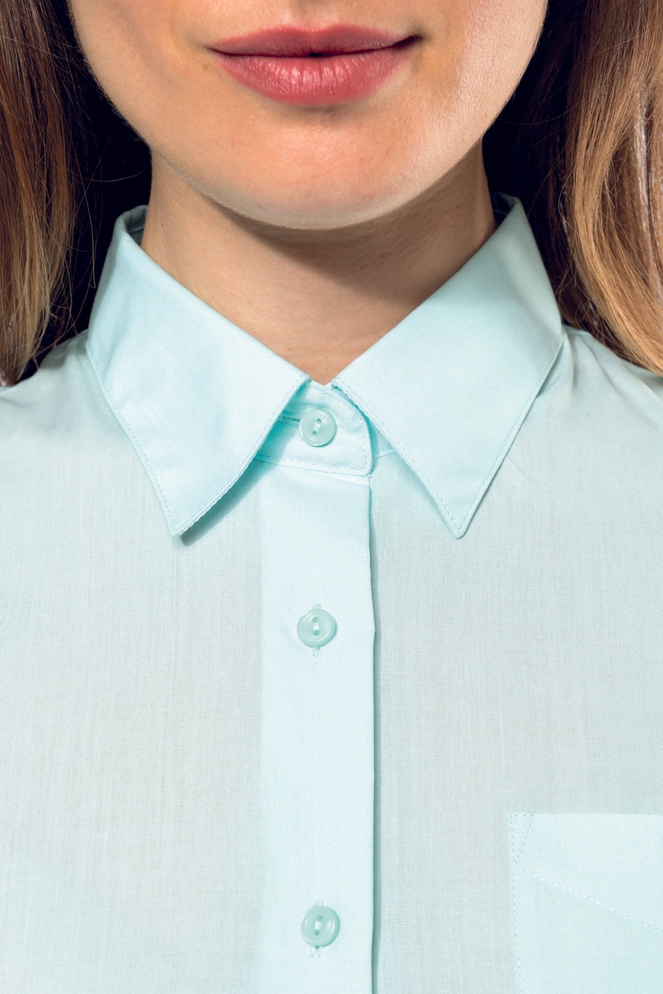 Camicia donna popeline policotone facile da lavare K548 - Westrose SRL - Abbigliamento da Lavoro Personalizzato