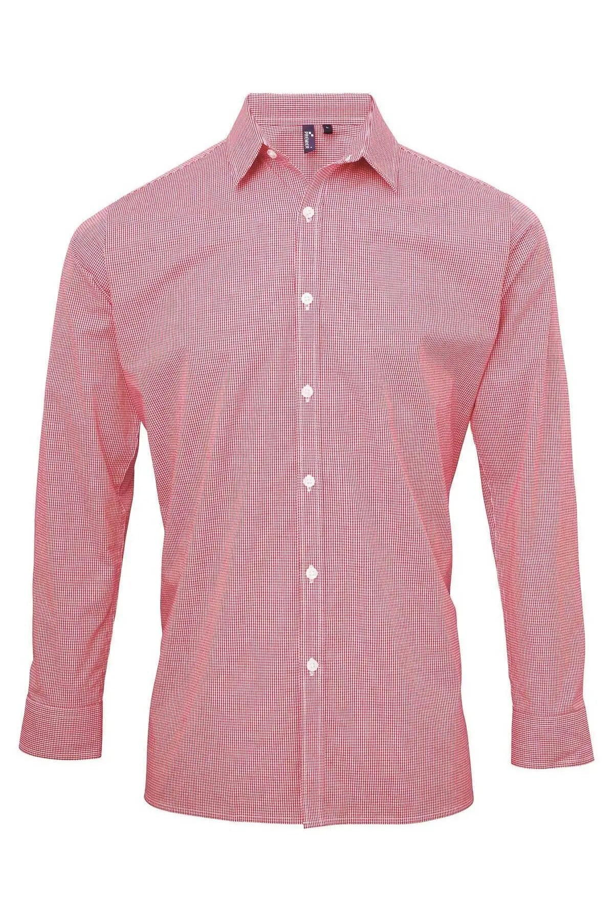 Camicia in cotone a quadretti Premier Gingham PR220 - Westrose SRL - Abbigliamento da Lavoro Personalizzato