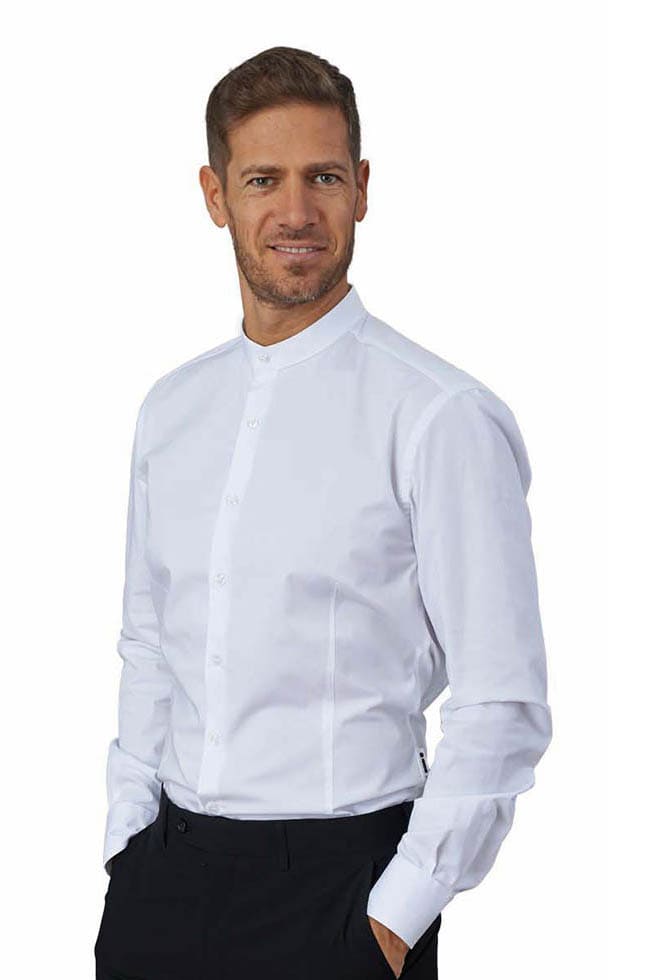 Camicia uomo coreana in cotone Siggi Evan - Westrose SRL - Abbigliamento da Lavoro Personalizzato