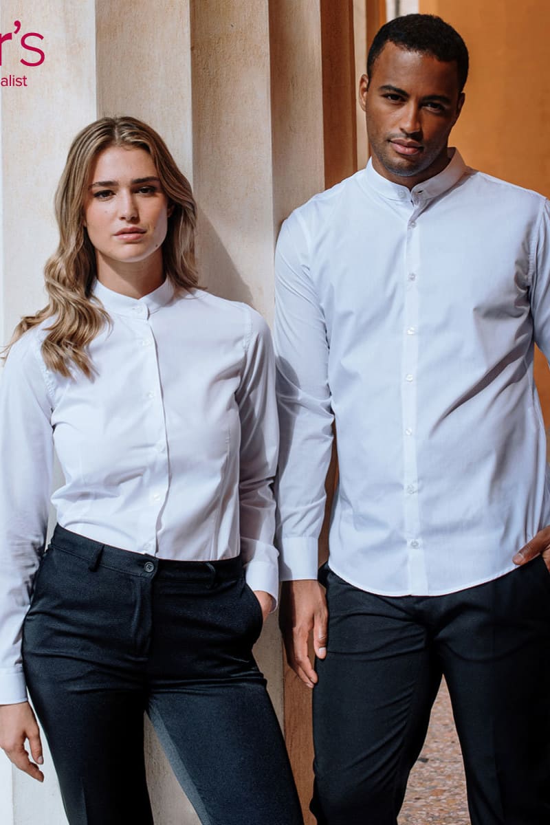 Camicia uomo coreana mistocotone Giblor's Novak - Westrose SRL - Abbigliamento da Lavoro Personalizzato