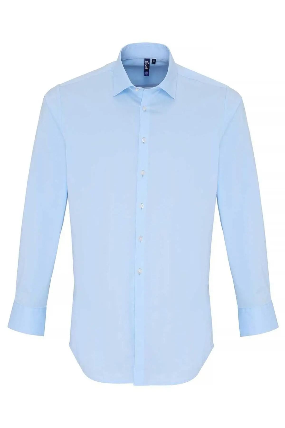 Camicia uomo in cotone elasticizzato Premier Fit Cotton PR244 - Westrose SRL - Abbigliamento da Lavoro Personalizzato