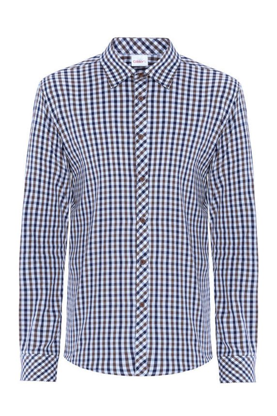 Camicia uomo scozzese in cotone Giblor's Boris - Westrose SRL - Abbigliamento da Lavoro Personalizzato