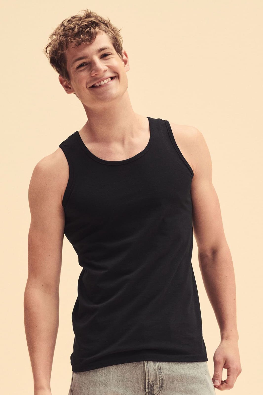 Canotta Fruit of the Loom Valueweight scollo a V 165 gr. - Westrose SRL - Abbigliamento da Lavoro Personalizzato