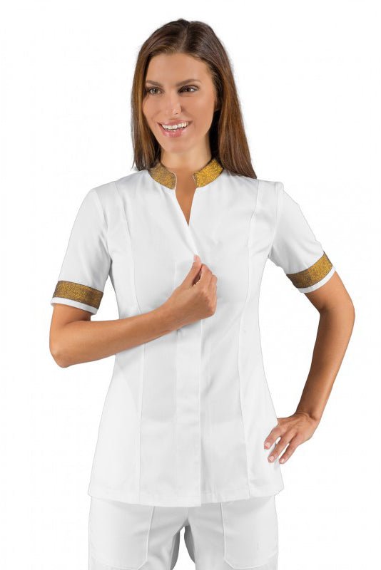 Casacca donna microfibra 2 - Pockets Hibiscus - Westrose SRL - Abbigliamento da Lavoro Personalizzato