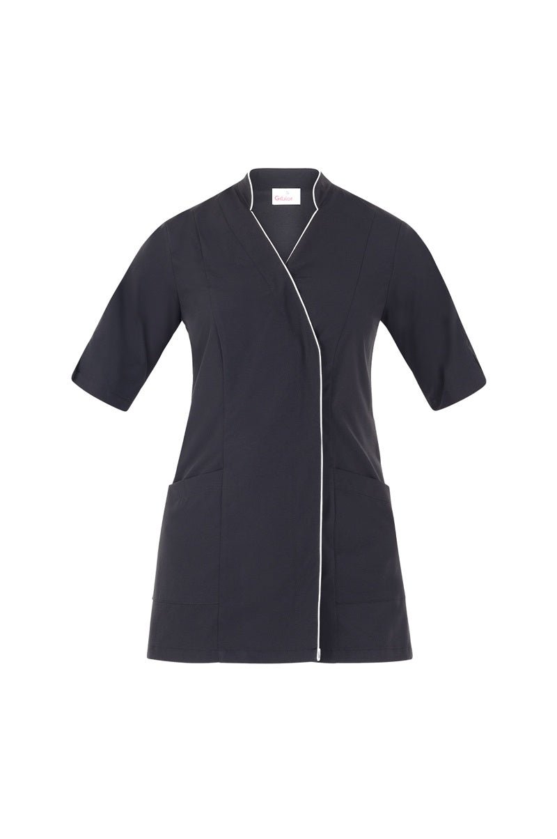 Casacca donna microfibra con scollo a V 2 - Pockets Venere - Westrose SRL - Abbigliamento da Lavoro Personalizzato