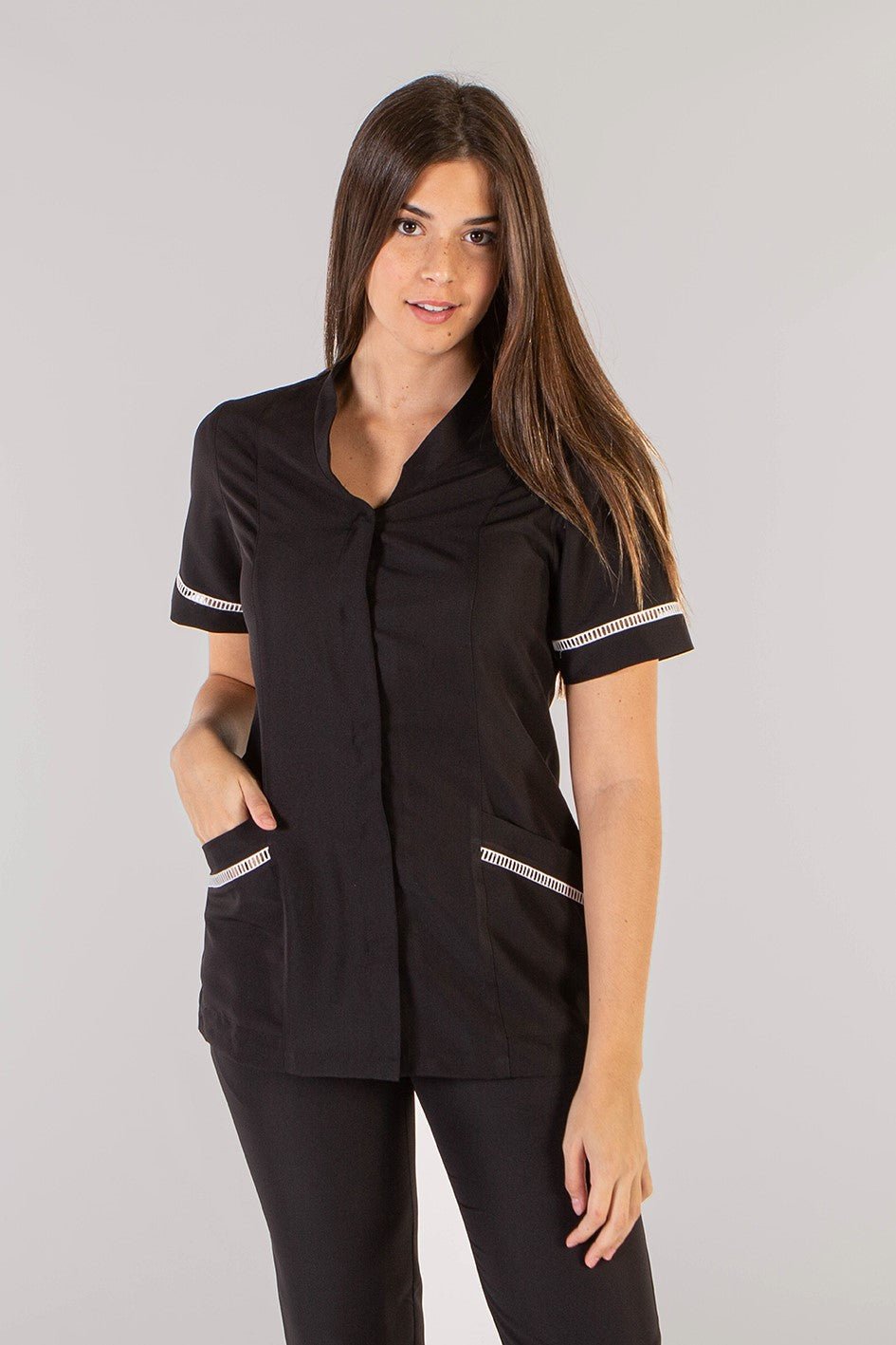 Casacca donna microfibra scollo a V Gary's Fatima 662700 - Westrose SRL - Abbigliamento da Lavoro Personalizzato