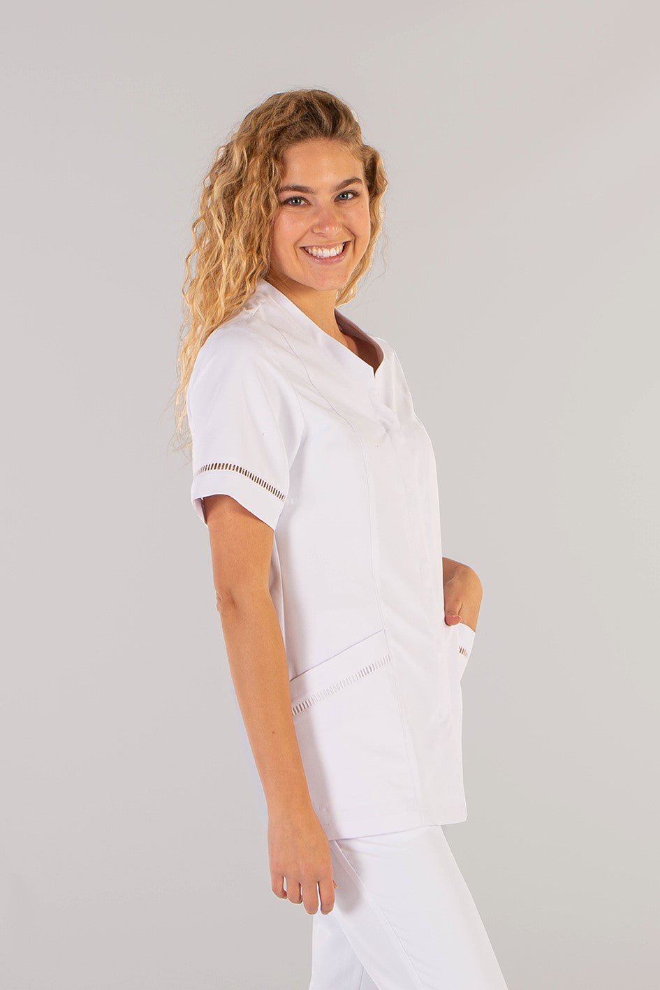 Casacca donna microfibra scollo a V Gary's Fatima 662700 - Westrose SRL - Abbigliamento da Lavoro Personalizzato